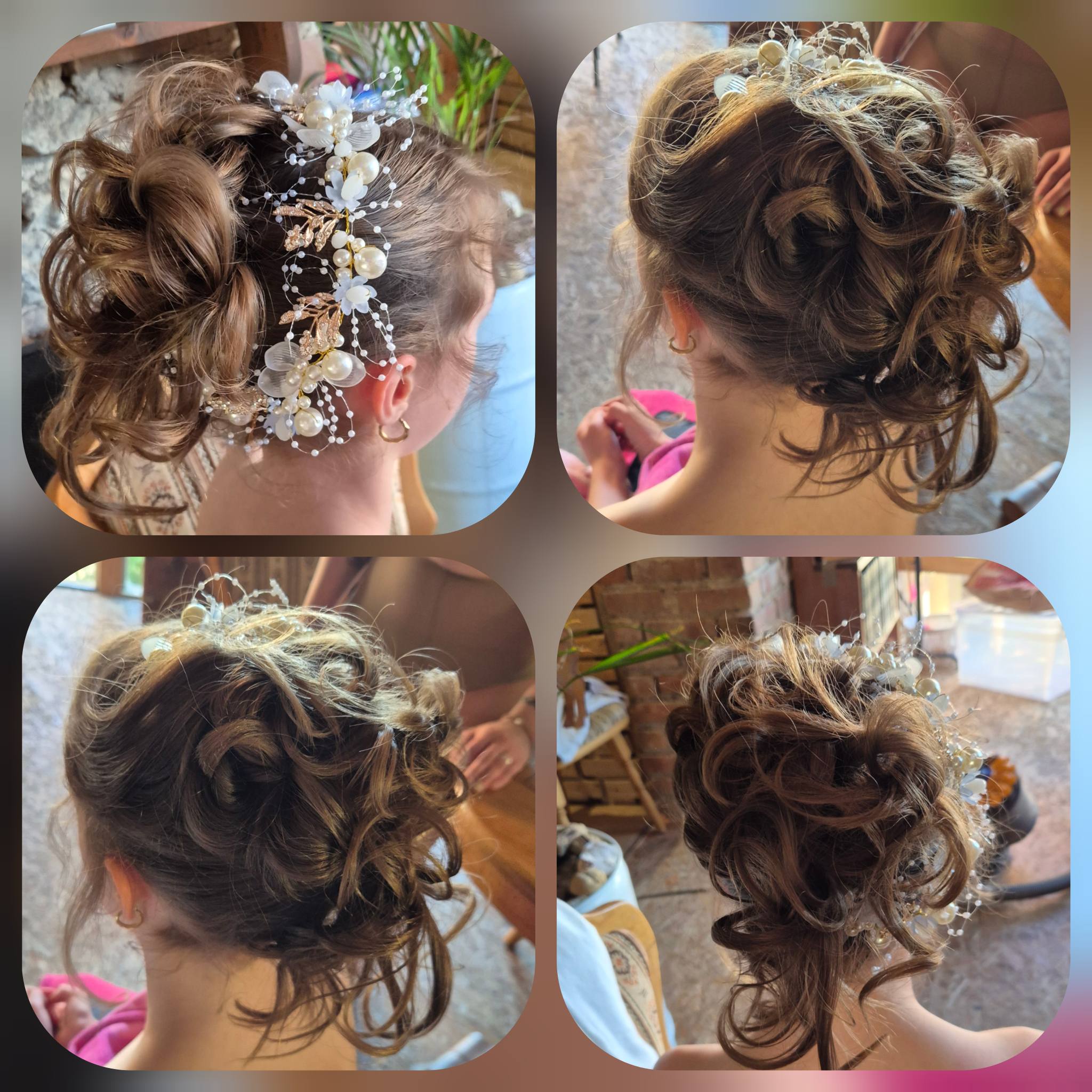 Coiffure de mariée réalisée à domicile par Samantha Huoy — S-MH'air
